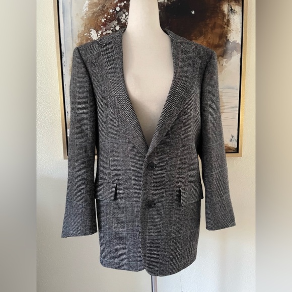 Vintage Christian Dior Monsieur virgin wool tweedblazer...